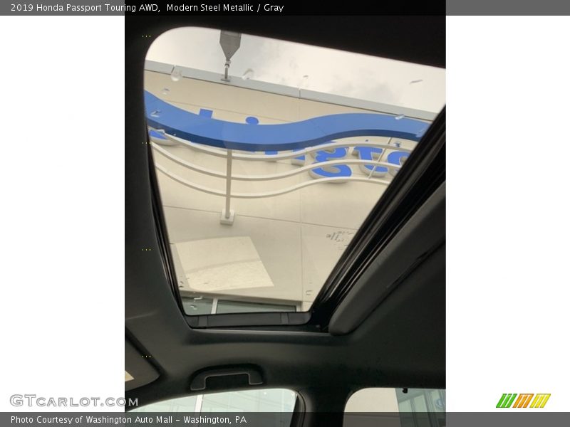 Modern Steel Metallic / Gray 2019 Honda Passport Touring AWD