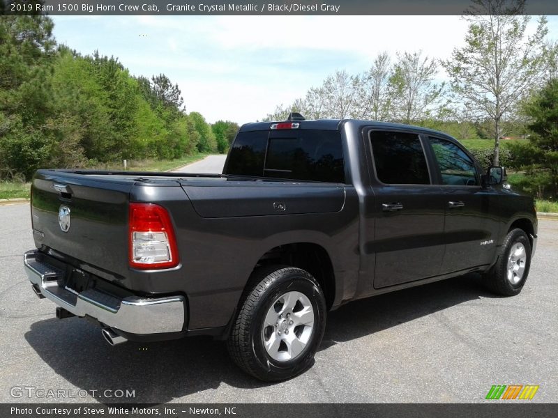 Granite Crystal Metallic / Black/Diesel Gray 2019 Ram 1500 Big Horn Crew Cab