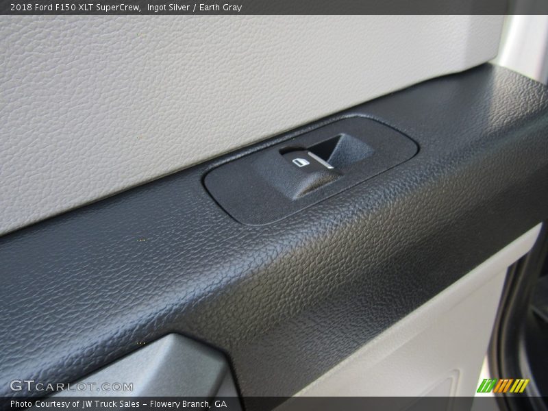 Ingot Silver / Earth Gray 2018 Ford F150 XLT SuperCrew