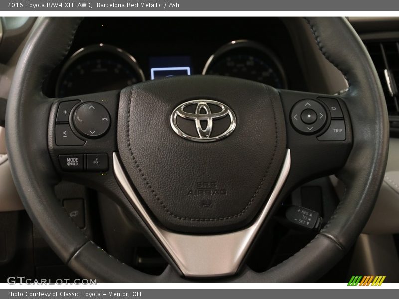Barcelona Red Metallic / Ash 2016 Toyota RAV4 XLE AWD