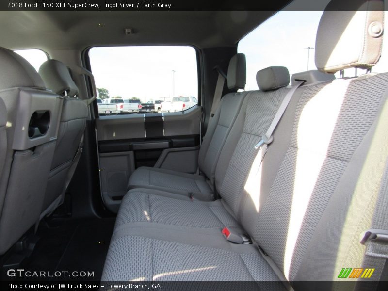 Ingot Silver / Earth Gray 2018 Ford F150 XLT SuperCrew