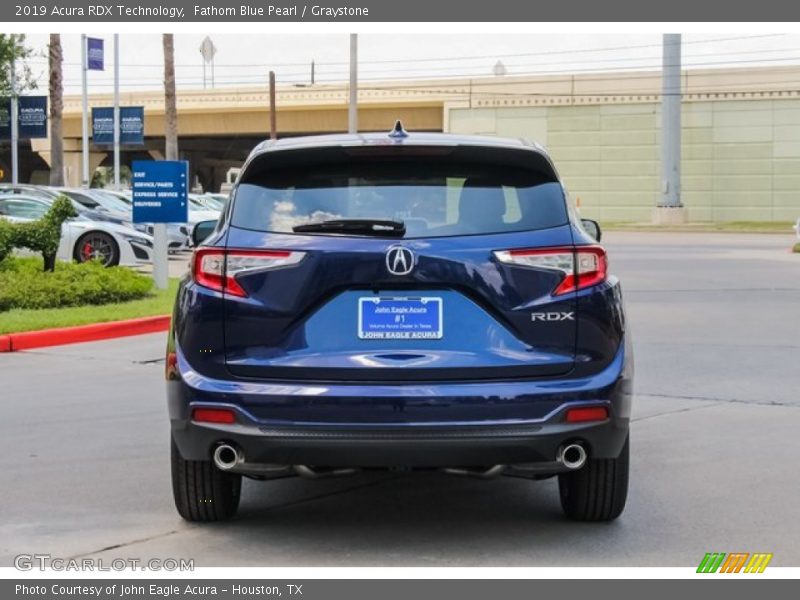 Fathom Blue Pearl / Graystone 2019 Acura RDX Technology