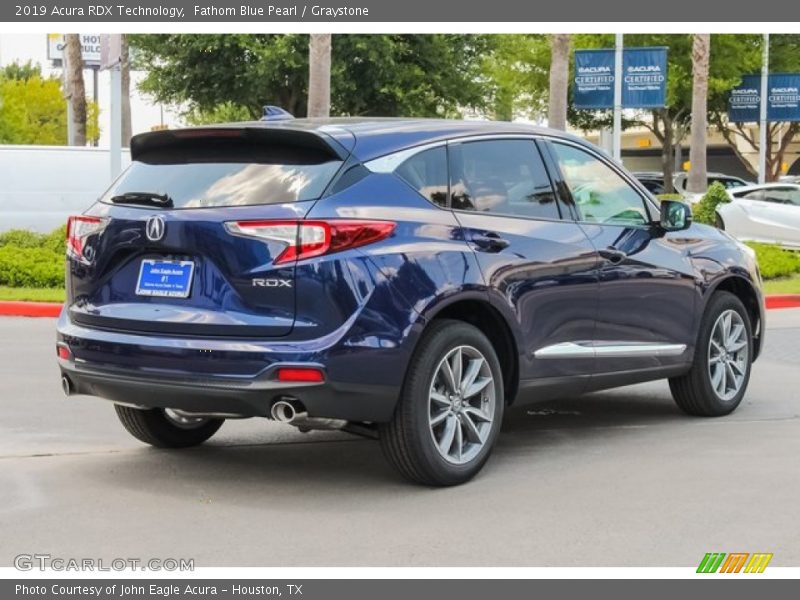 Fathom Blue Pearl / Graystone 2019 Acura RDX Technology