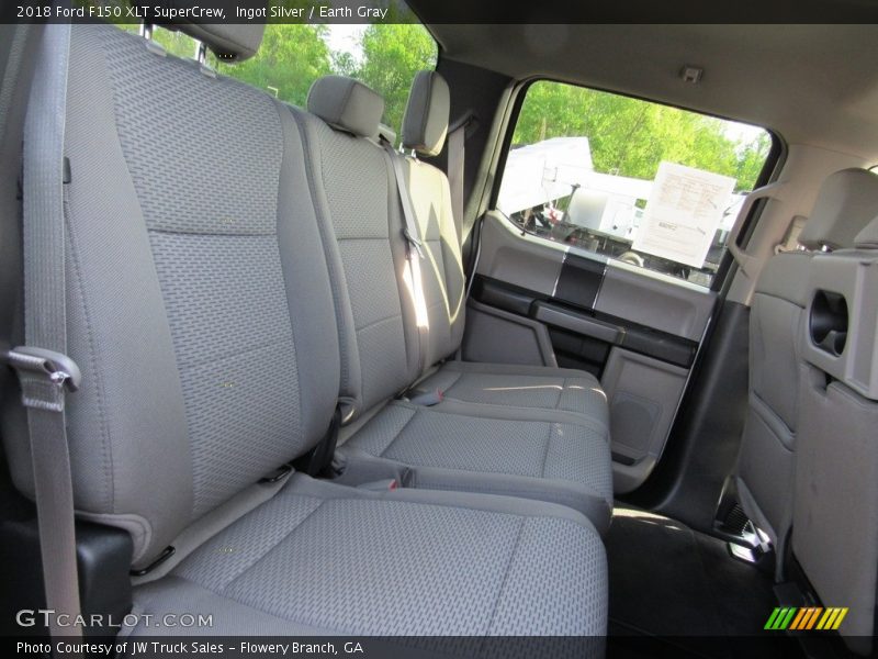 Ingot Silver / Earth Gray 2018 Ford F150 XLT SuperCrew