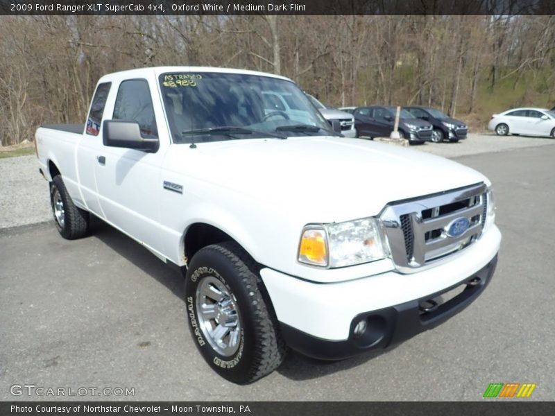 Oxford White / Medium Dark Flint 2009 Ford Ranger XLT SuperCab 4x4