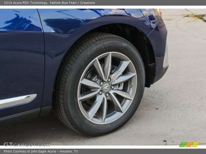 Fathom Blue Pearl / Graystone 2019 Acura RDX Technology