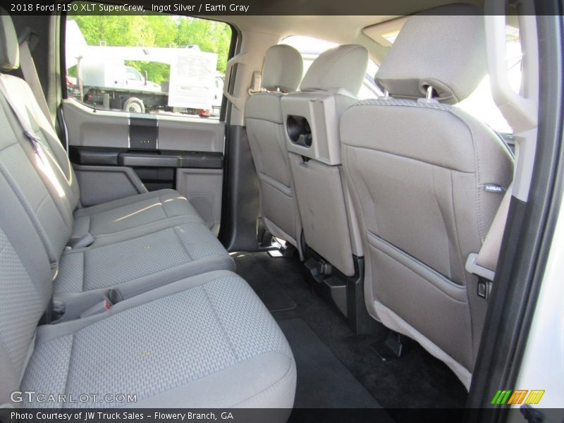 Ingot Silver / Earth Gray 2018 Ford F150 XLT SuperCrew