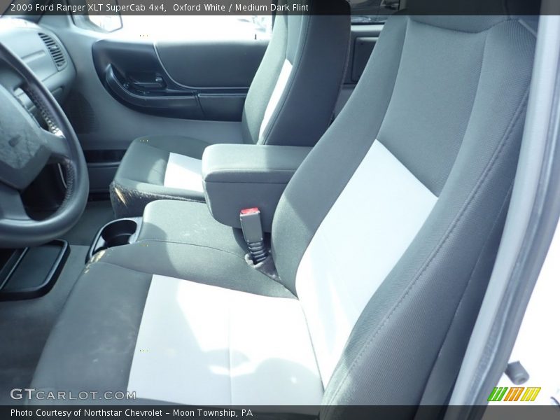 Oxford White / Medium Dark Flint 2009 Ford Ranger XLT SuperCab 4x4