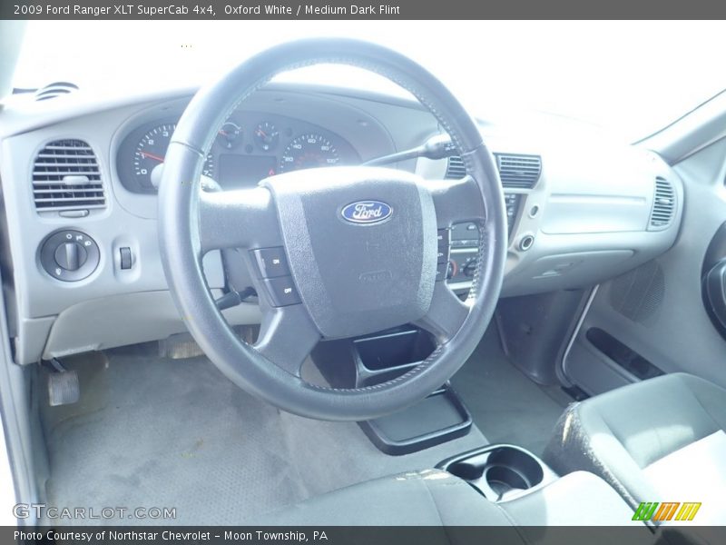 Oxford White / Medium Dark Flint 2009 Ford Ranger XLT SuperCab 4x4