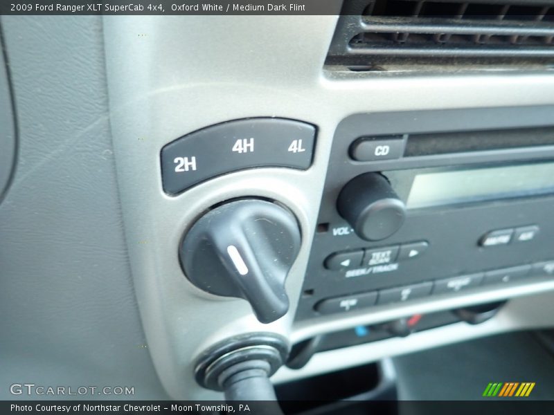 Oxford White / Medium Dark Flint 2009 Ford Ranger XLT SuperCab 4x4