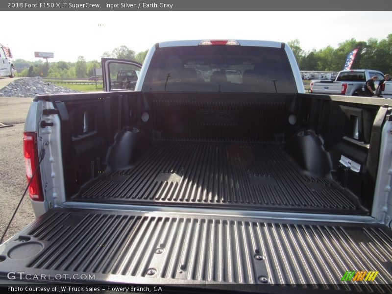 Ingot Silver / Earth Gray 2018 Ford F150 XLT SuperCrew