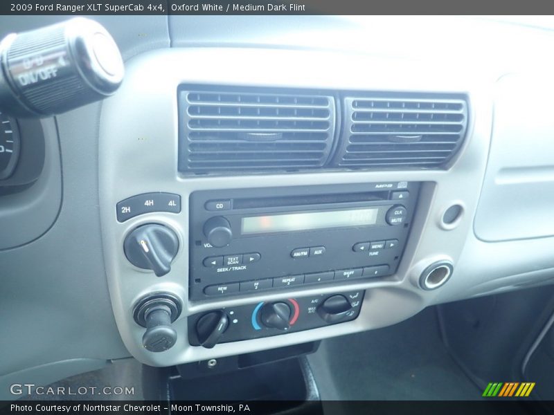 Oxford White / Medium Dark Flint 2009 Ford Ranger XLT SuperCab 4x4
