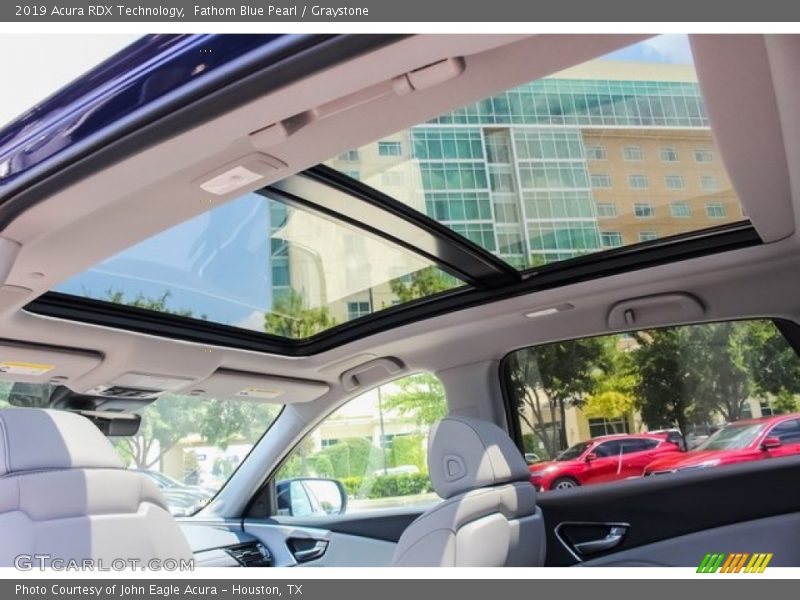 Fathom Blue Pearl / Graystone 2019 Acura RDX Technology
