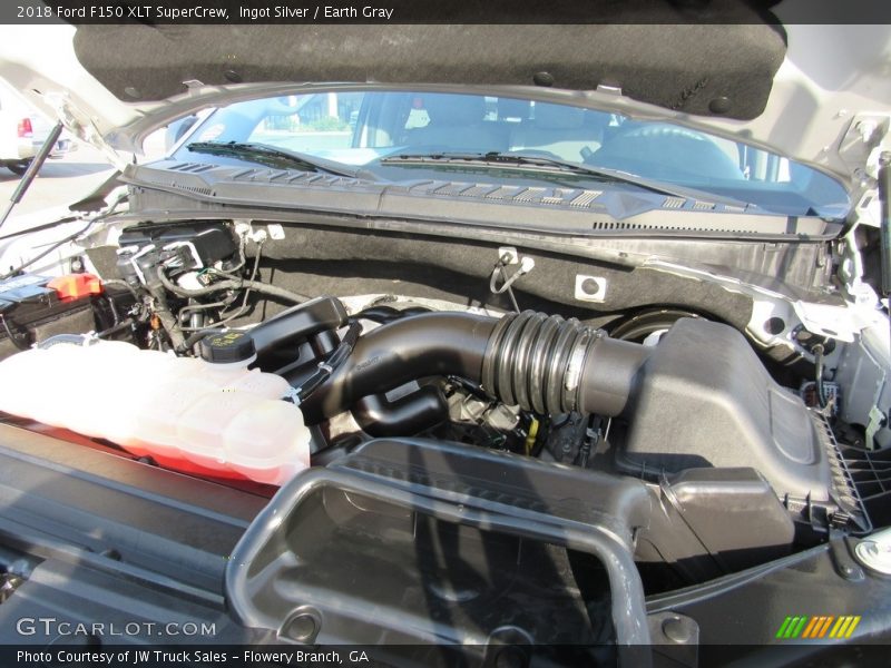 Ingot Silver / Earth Gray 2018 Ford F150 XLT SuperCrew