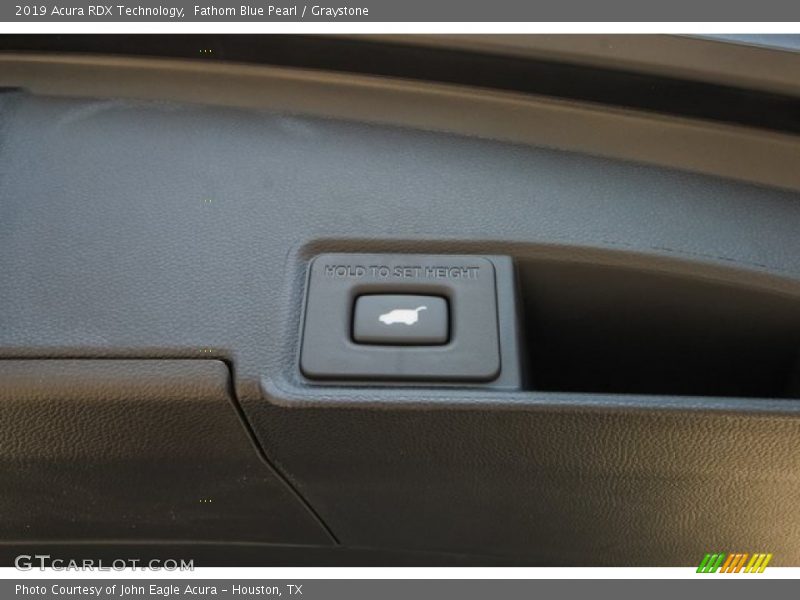 Fathom Blue Pearl / Graystone 2019 Acura RDX Technology