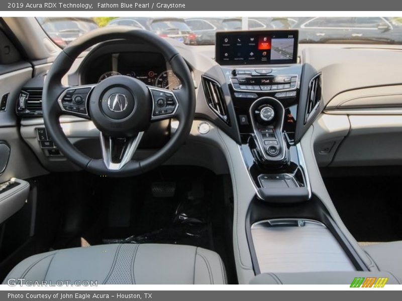 Fathom Blue Pearl / Graystone 2019 Acura RDX Technology