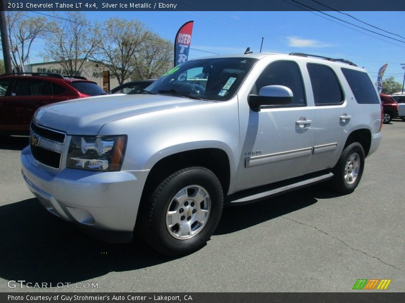 Silver Ice Metallic / Ebony 2013 Chevrolet Tahoe LT 4x4