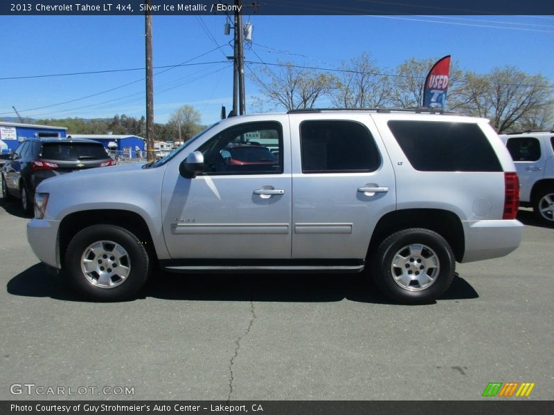 Silver Ice Metallic / Ebony 2013 Chevrolet Tahoe LT 4x4