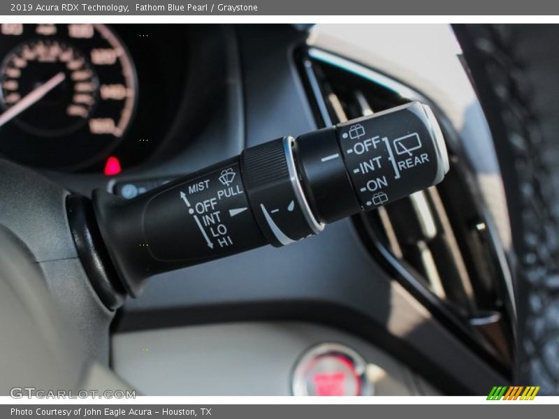 Fathom Blue Pearl / Graystone 2019 Acura RDX Technology