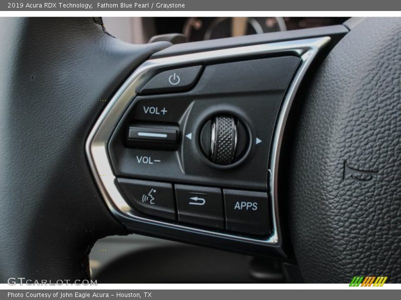 Fathom Blue Pearl / Graystone 2019 Acura RDX Technology