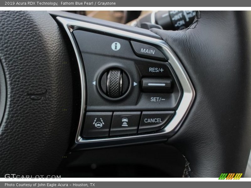 Fathom Blue Pearl / Graystone 2019 Acura RDX Technology