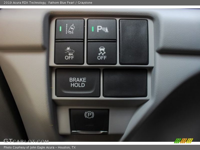 Fathom Blue Pearl / Graystone 2019 Acura RDX Technology