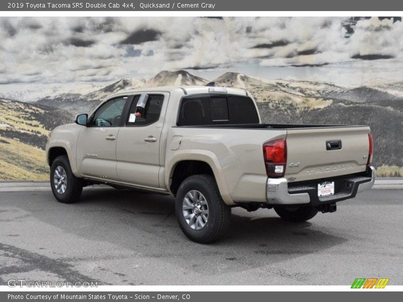 Quicksand / Cement Gray 2019 Toyota Tacoma SR5 Double Cab 4x4