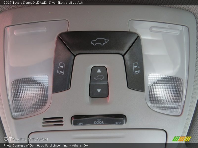 Silver Sky Metallic / Ash 2017 Toyota Sienna XLE AWD
