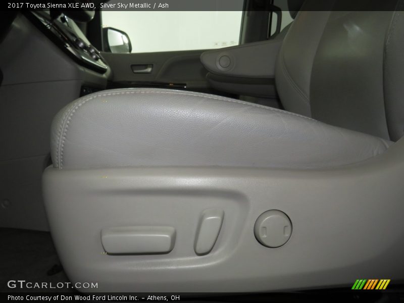 Silver Sky Metallic / Ash 2017 Toyota Sienna XLE AWD