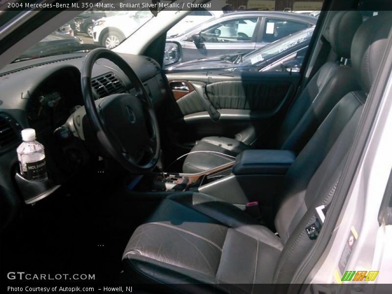 Brilliant Silver Metallic / Charcoal 2004 Mercedes-Benz ML 350 4Matic