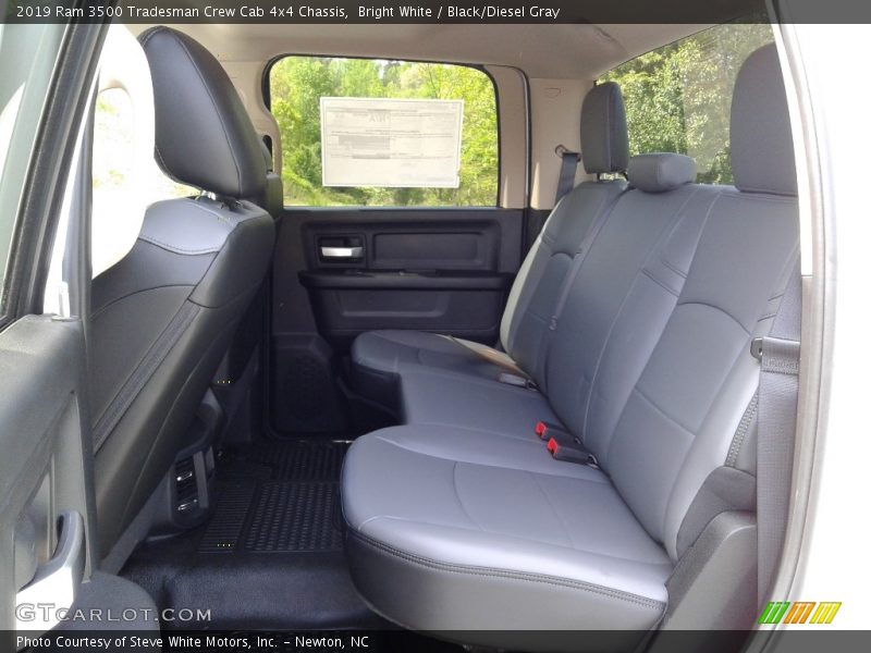Bright White / Black/Diesel Gray 2019 Ram 3500 Tradesman Crew Cab 4x4 Chassis