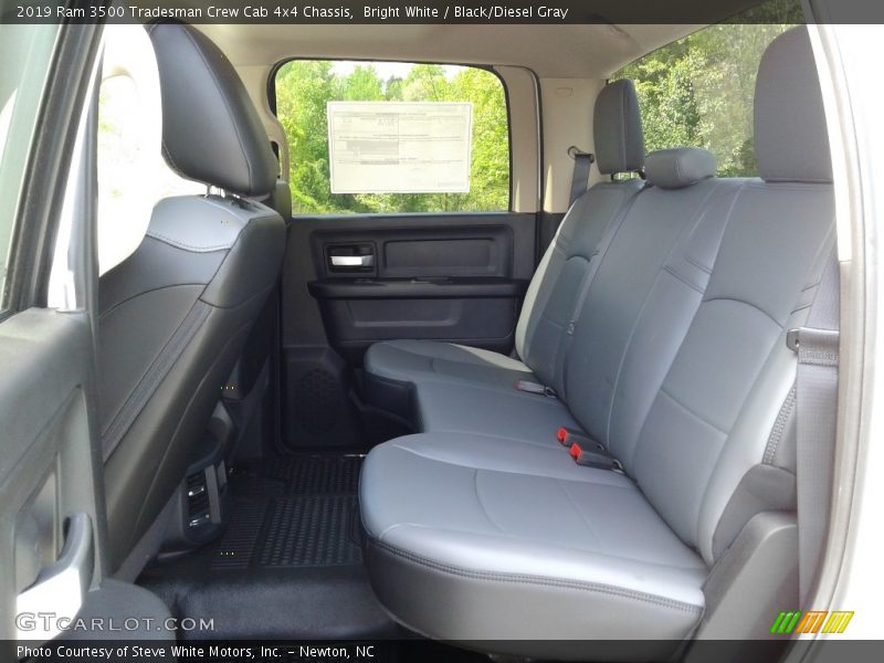 Bright White / Black/Diesel Gray 2019 Ram 3500 Tradesman Crew Cab 4x4 Chassis