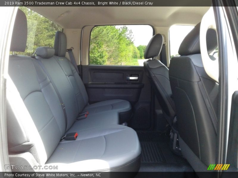 Bright White / Black/Diesel Gray 2019 Ram 3500 Tradesman Crew Cab 4x4 Chassis