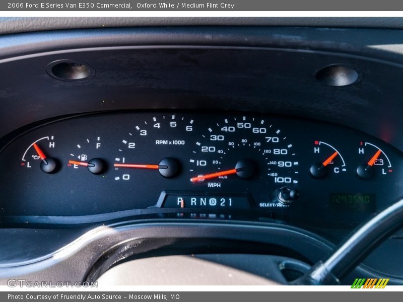 Oxford White / Medium Flint Grey 2006 Ford E Series Van E350 Commercial