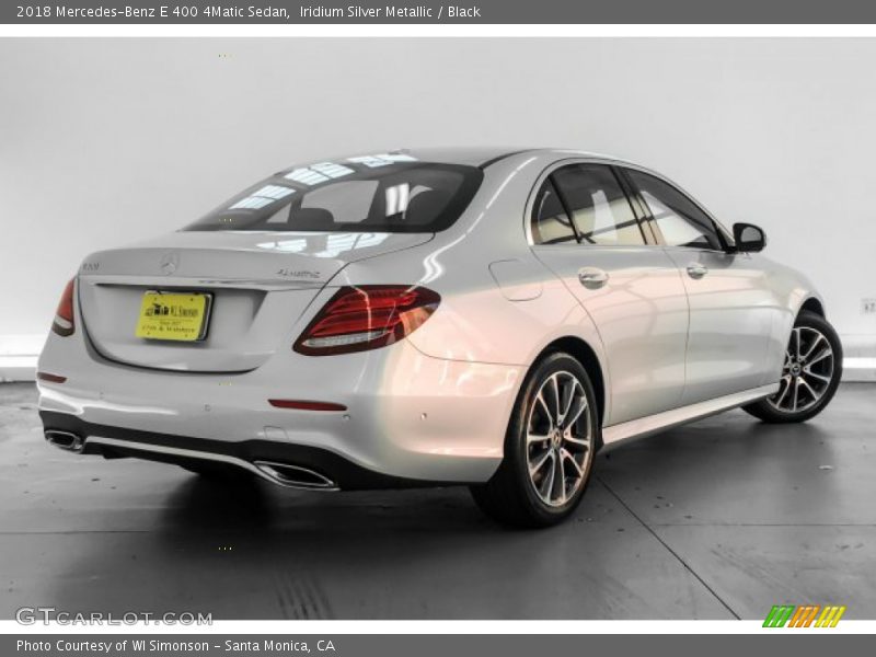 Iridium Silver Metallic / Black 2018 Mercedes-Benz E 400 4Matic Sedan