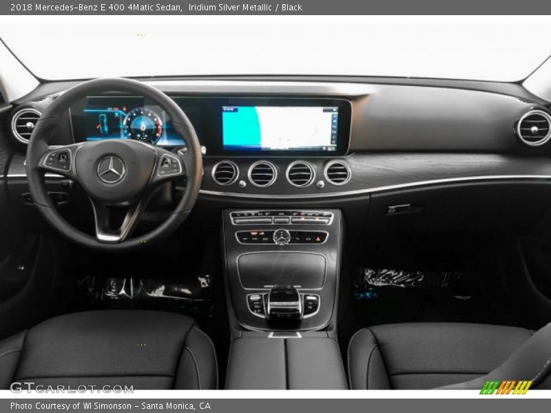 Iridium Silver Metallic / Black 2018 Mercedes-Benz E 400 4Matic Sedan