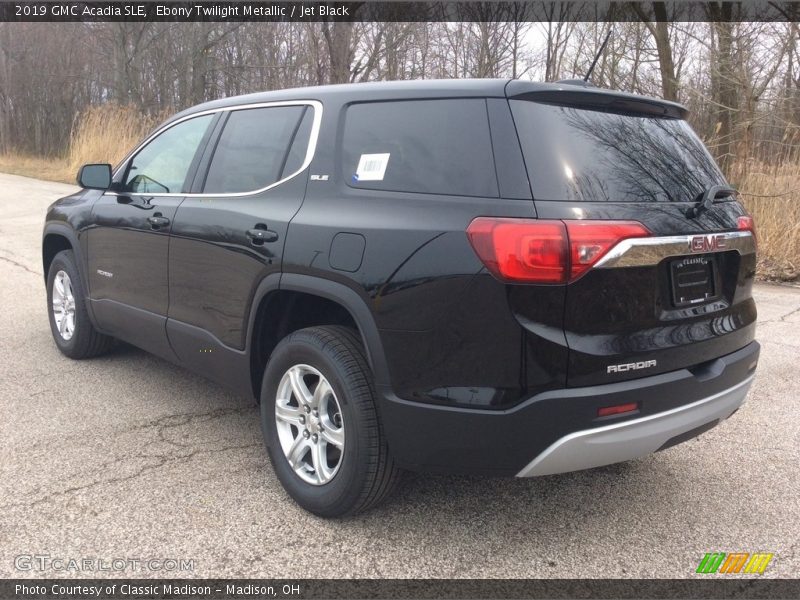 Ebony Twilight Metallic / Jet Black 2019 GMC Acadia SLE
