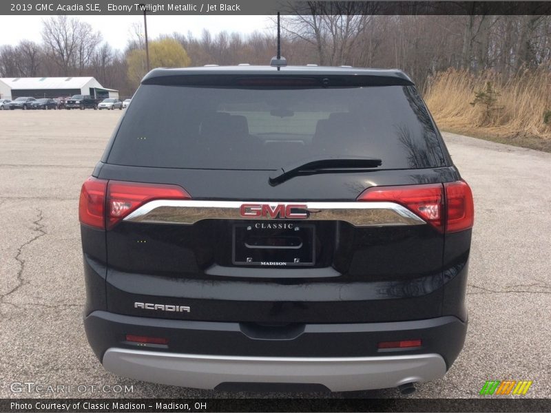 Ebony Twilight Metallic / Jet Black 2019 GMC Acadia SLE