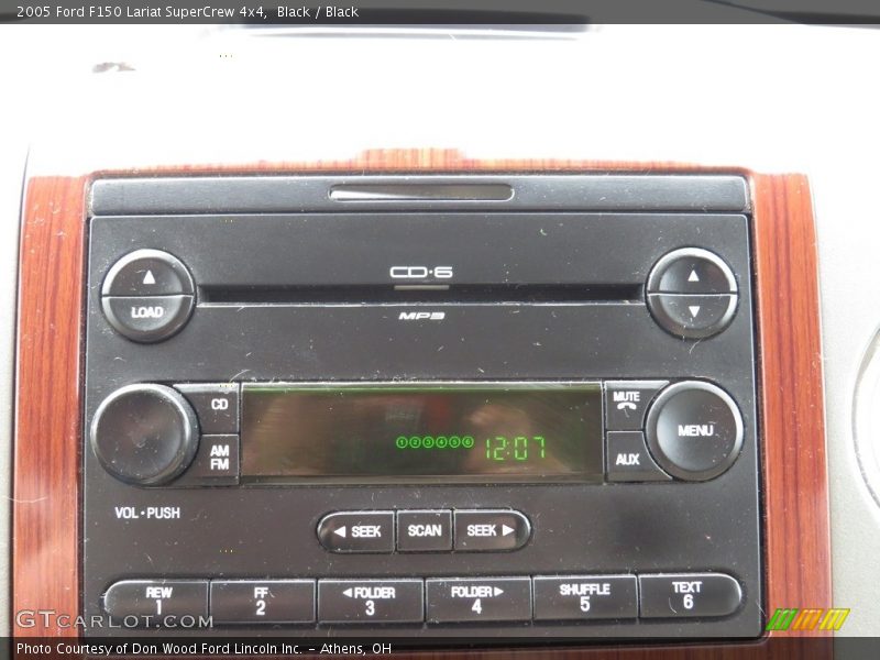 Black / Black 2005 Ford F150 Lariat SuperCrew 4x4