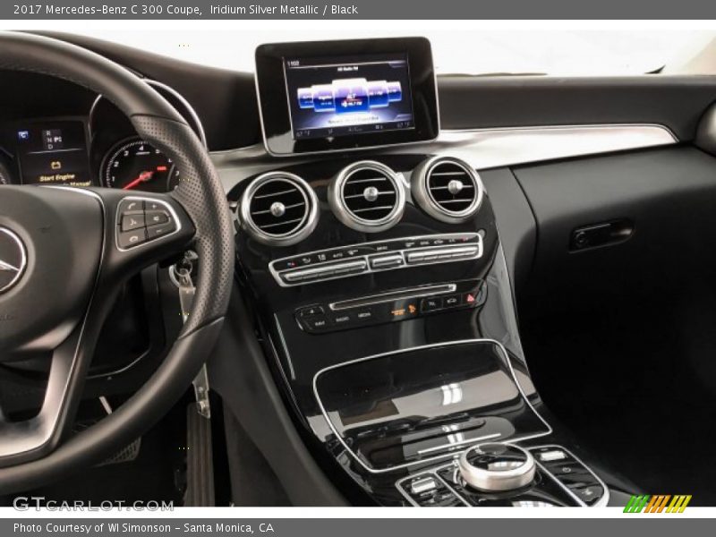 Iridium Silver Metallic / Black 2017 Mercedes-Benz C 300 Coupe