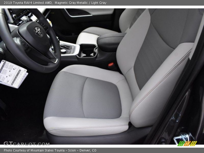 Magnetic Gray Metallic / Light Gray 2019 Toyota RAV4 Limited AWD