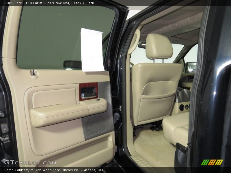 Black / Black 2005 Ford F150 Lariat SuperCrew 4x4