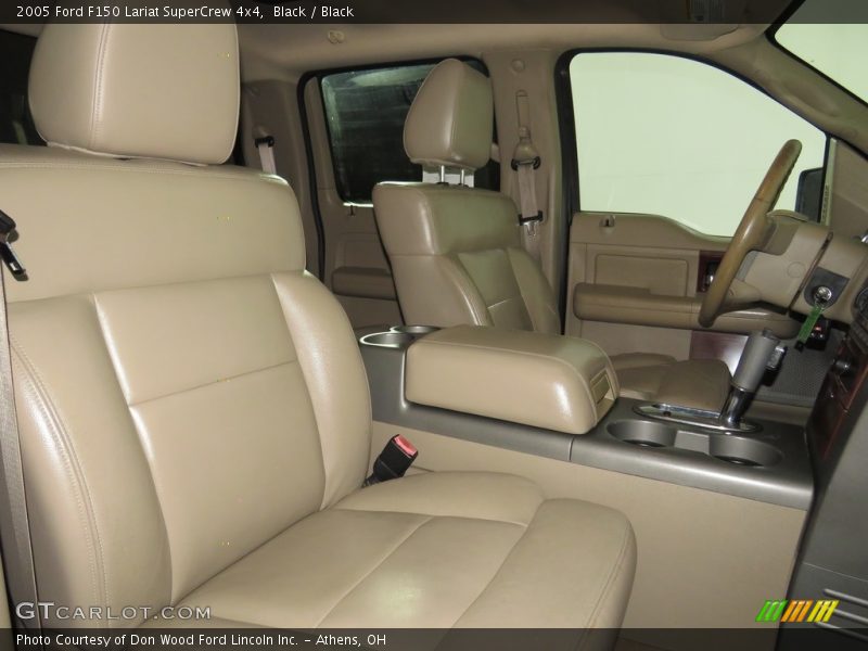 Black / Black 2005 Ford F150 Lariat SuperCrew 4x4