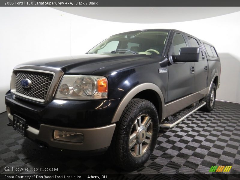Black / Black 2005 Ford F150 Lariat SuperCrew 4x4