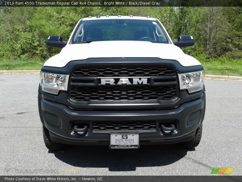 Bright White / Black/Diesel Gray 2019 Ram 4500 Tradesman Regular Cab 4x4 Chassis