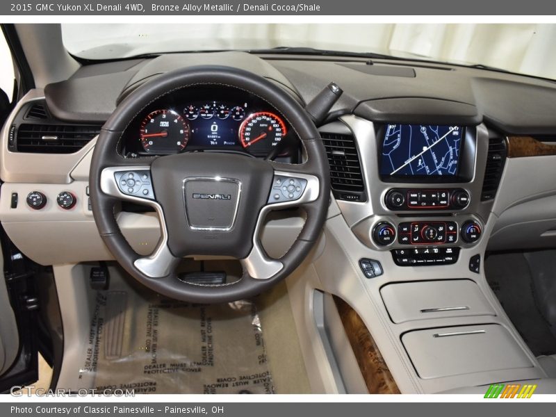 Bronze Alloy Metallic / Denali Cocoa/Shale 2015 GMC Yukon XL Denali 4WD