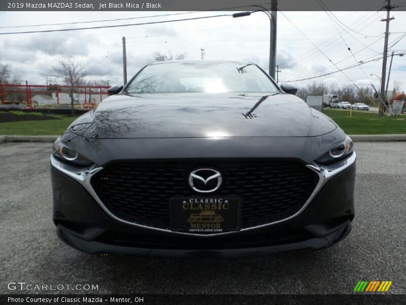 Jet Black Mica / Black 2019 Mazda MAZDA3 Sedan
