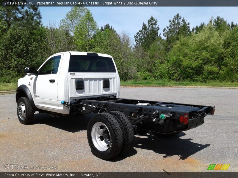 Bright White / Black/Diesel Gray 2019 Ram 4500 Tradesman Regular Cab 4x4 Chassis