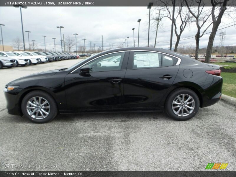 Jet Black Mica / Black 2019 Mazda MAZDA3 Sedan