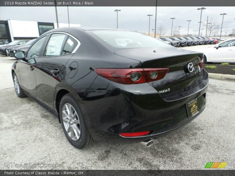 Jet Black Mica / Black 2019 Mazda MAZDA3 Sedan